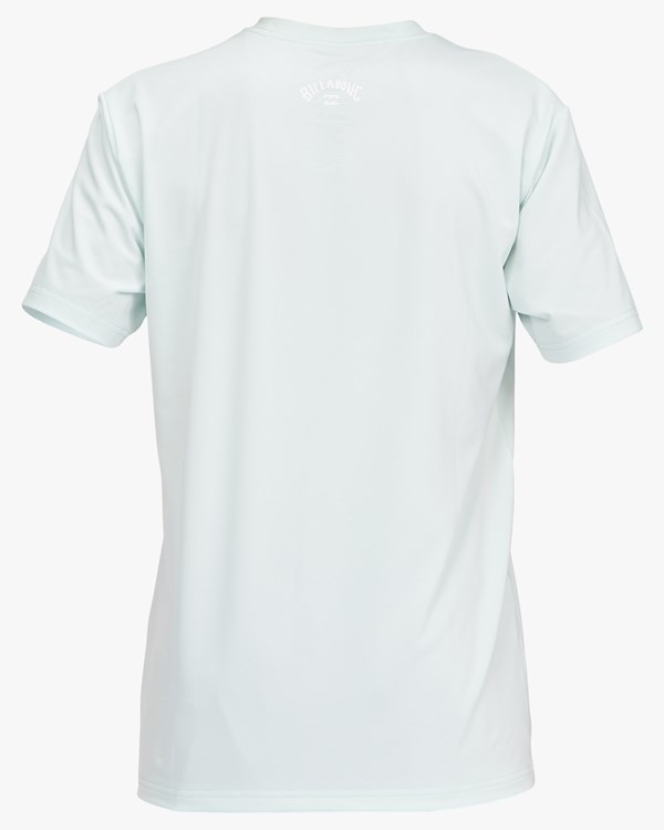 Billabong (2-7) All Day Wave Loose Fit Corta Sleeve Surf Tee Seaglass | QAWCJV203