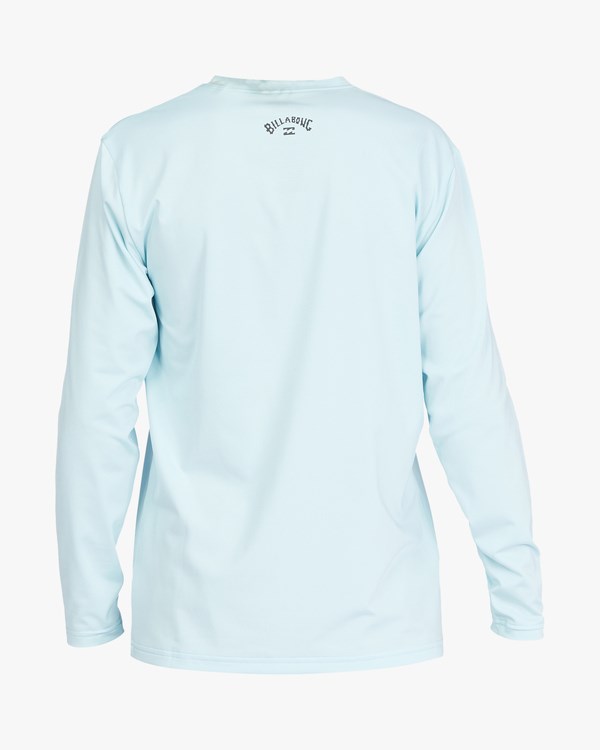 Billabong (2-7) All Day Wave Loose Fit Long Sleeve Surf Tee Coastal | BZDNIK071