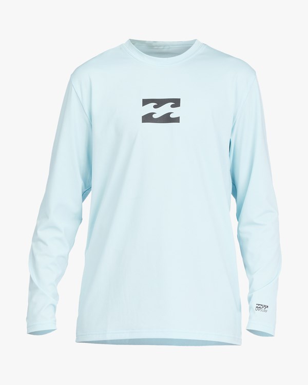 Billabong (2-7) All Day Wave Loose Fit Long Sleeve Surf Tee Coastal | BZDNIK071