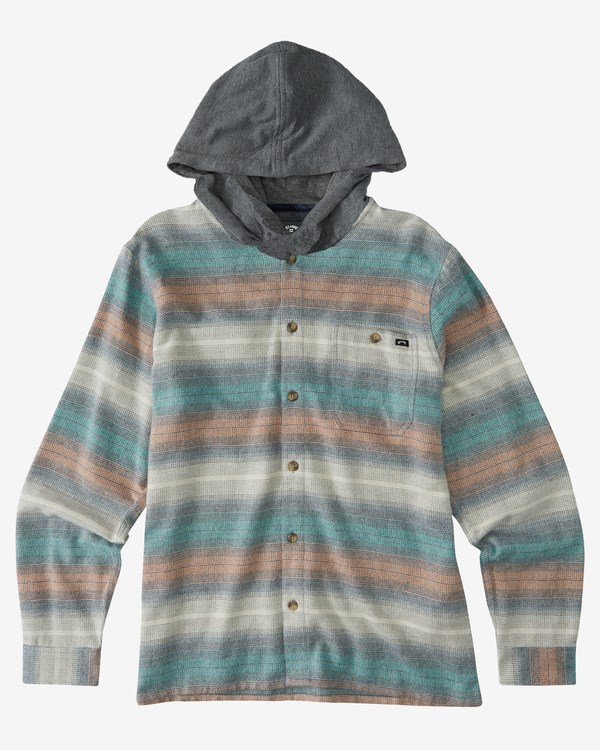 Billabong (2-7) Baja Encapuchado Flannel Shirt Chino | AHBYKD681