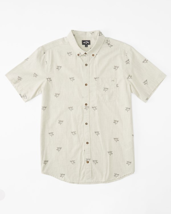 Billabong (2-7) Sundays Mini Corta Sleeve Shirt Stone Heather | EKTQHN817