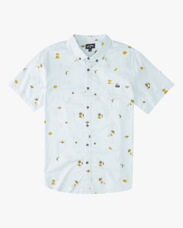 Billabong (2-7) Sundays Mini Corta Sleeve Shirt Azules | EOBCXI029