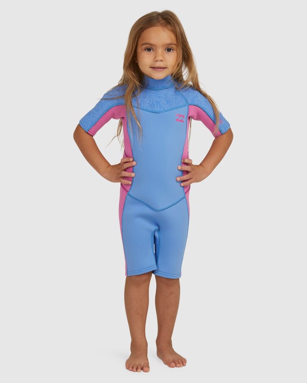 Billabong 2mm Toddler Girls Synergy Back Zip Spring Wetsuit Surfside | OICKQP431