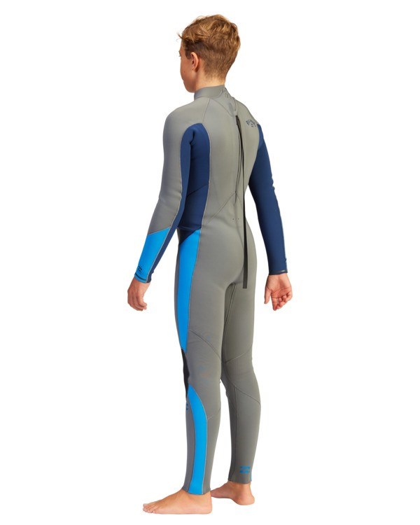 Billabong 3/2 Absolute Back Zip Full Wetsuit Ash | GWDUKZ780