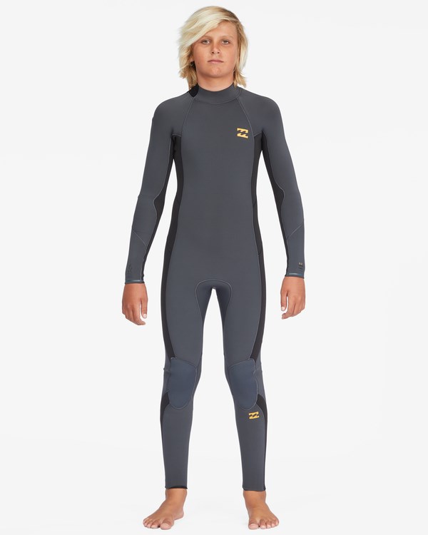 Billabong 3/2 Absolute Back Zip Full Wetsuit Neon Night | PQEYUL879