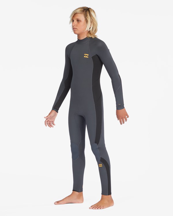 Billabong 3/2 Absolute Back Zip Full Wetsuit Neon Night | PQEYUL879