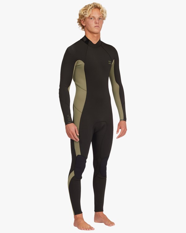 Billabong 3/2 Absolute Back Zip Full Wetsuit Military | TYMVKL842