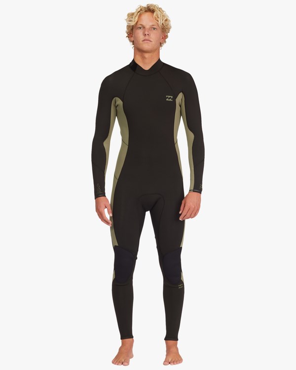 Billabong 3/2 Absolute Back Zip Full Wetsuit Military | TYMVKL842