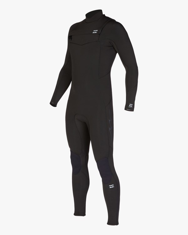 Billabong 3/2 Absolute Chest Zip Full Wetsuit Negras | EIKUFJ931