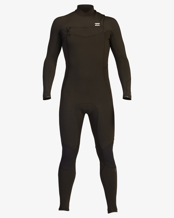 Billabong 3/2 Absolute Chest Zip Full Wetsuit Negras | OWCYVP693