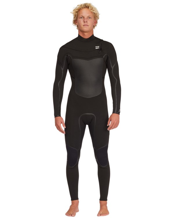 Billabong 3/2 Absolute Plus Chest Zip Full Wetsuit Negras | DEQIKV345