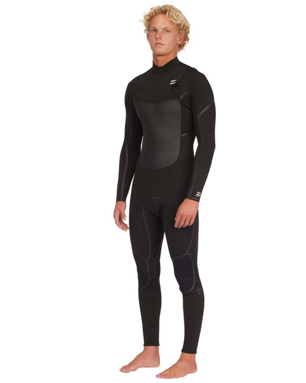 Billabong 3/2 Absolute Plus Chest Zip Full Wetsuit Negras | DEQIKV345