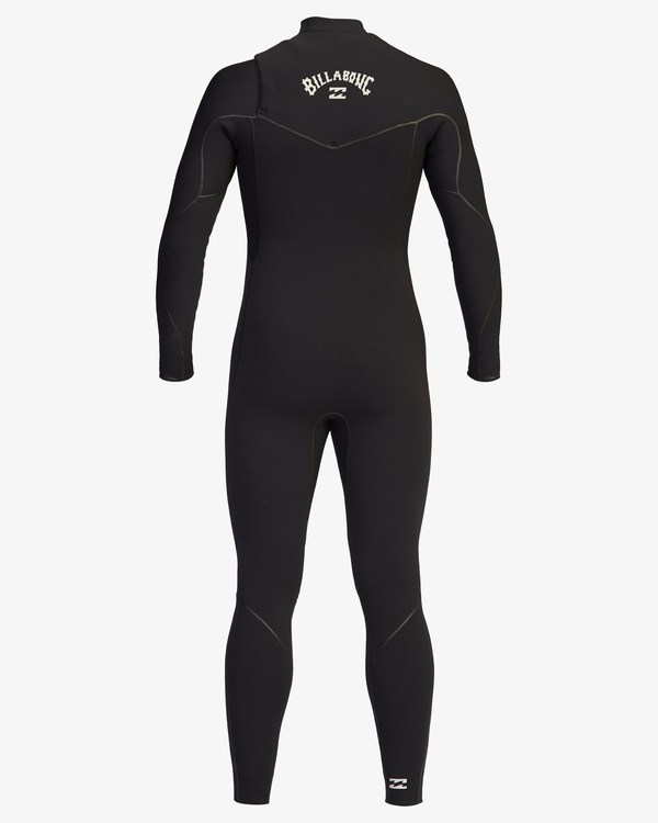 Billabong 3/2 Furnace Chest Zip Full Wetsuit Negras | UQDZVN439