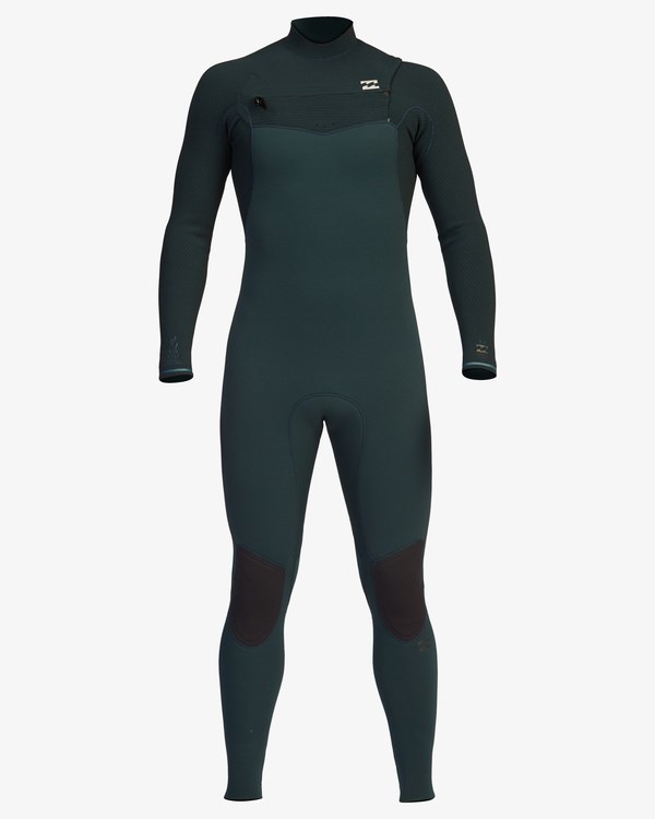 Billabong 3/2 Furnace Comp Chest Zip Full Wetsuit Verde Menta | JMEQRZ456