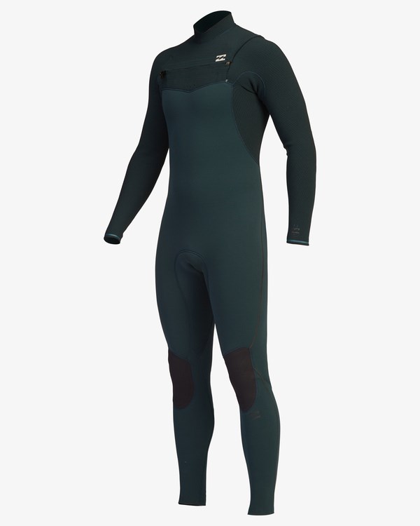 Billabong 3/2 Furnace Comp Chest Zip Full Wetsuit Verde Menta | JMEQRZ456