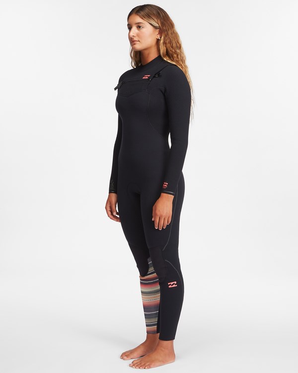 Billabong 3/2 Furnace Comp Series Chest Zip Wetsuit Serape | DYPTIG369