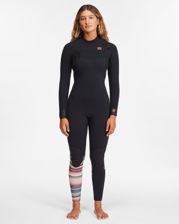 Billabong 3/2 Furnace Comp Series Chest Zip Wetsuit Serape | DYPTIG369