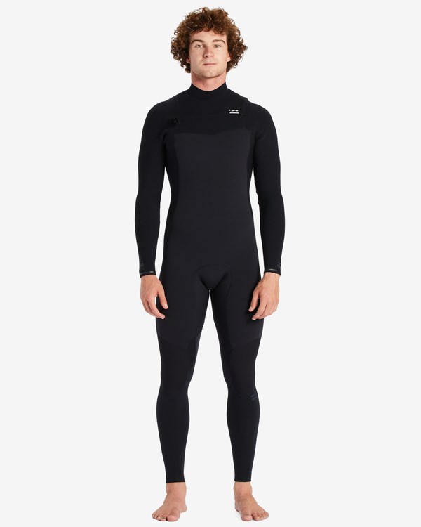 Billabong 3/2 Revolution Chest Zip Full Wetsuit Negras | BDIPFK309