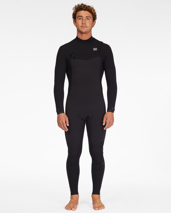 Billabong 3/2 Revolution Chest Zip Full Wetsuit Negras | BDIPFK309