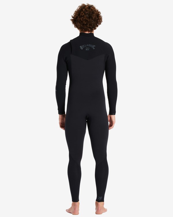 Billabong 3/2 Revolution Chest Zip Full Wetsuit Negras | BDIPFK309