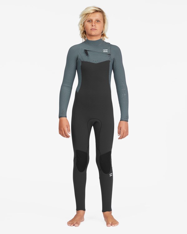 Billabong 3/2 Revolution Chest Zip Full Wetsuit Negras | LPNDEX239