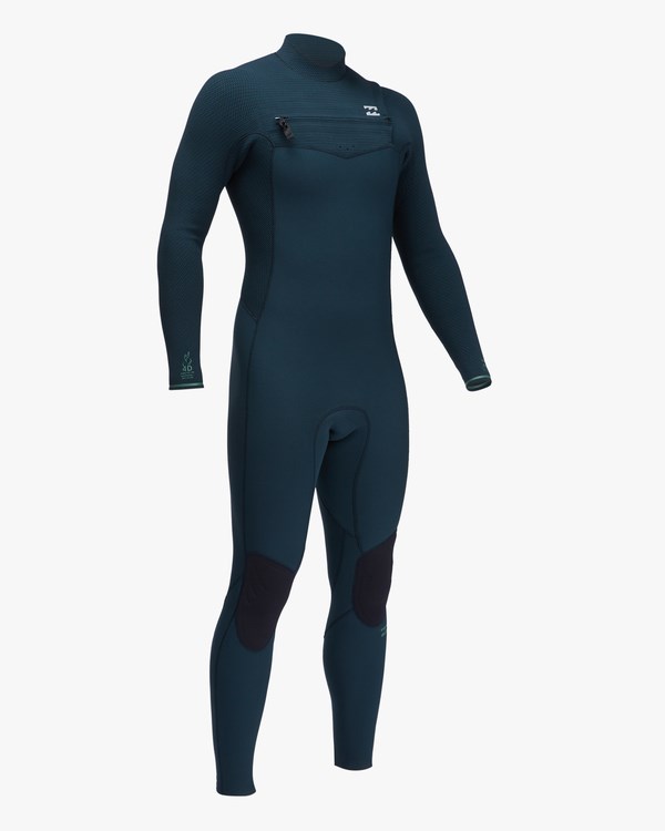 Billabong 3/2 Revolution Pro Chest Zip Full Wetsuit Verde Menta | CKMJXV019