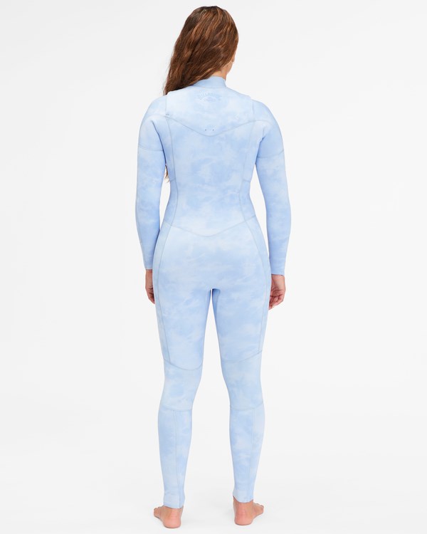 Billabong 3/2 Salty Dayz Chest Zip Full Wetsuit Azules | PMITKB279