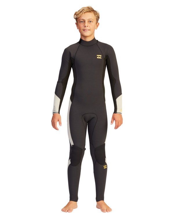 Billabong 4/3 Absolute Back Zip Full Wetsuit Negras | SJGPXV804