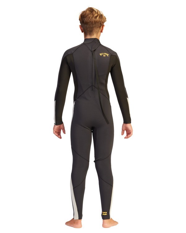 Billabong 4/3 Absolute Back Zip Full Wetsuit Negras | SJGPXV804