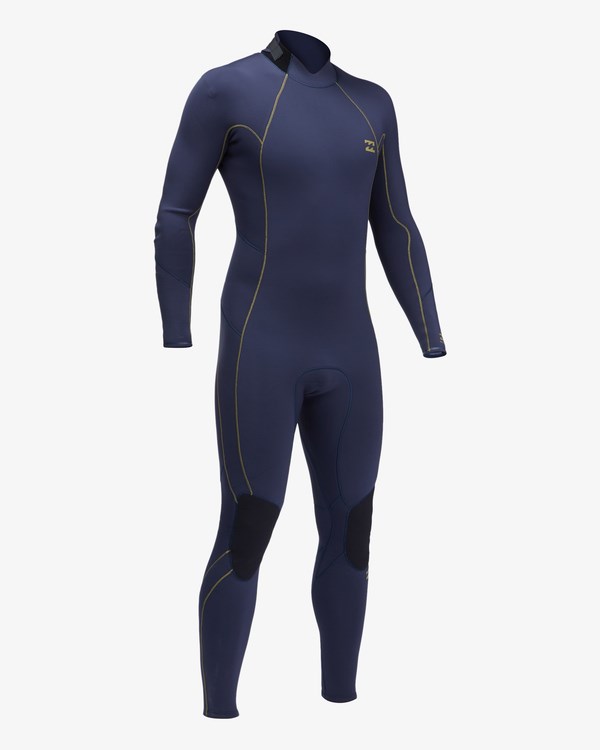 Billabong 4/3 Absolute Back Zip Long Sleeve Full Wetsuit Azul Marino | OPLBZG467