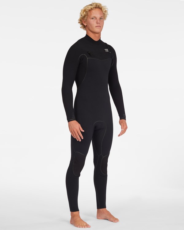 Billabong 4/3 Furnace Chest Zip Full Wetsuit Negras | MUKFQH345