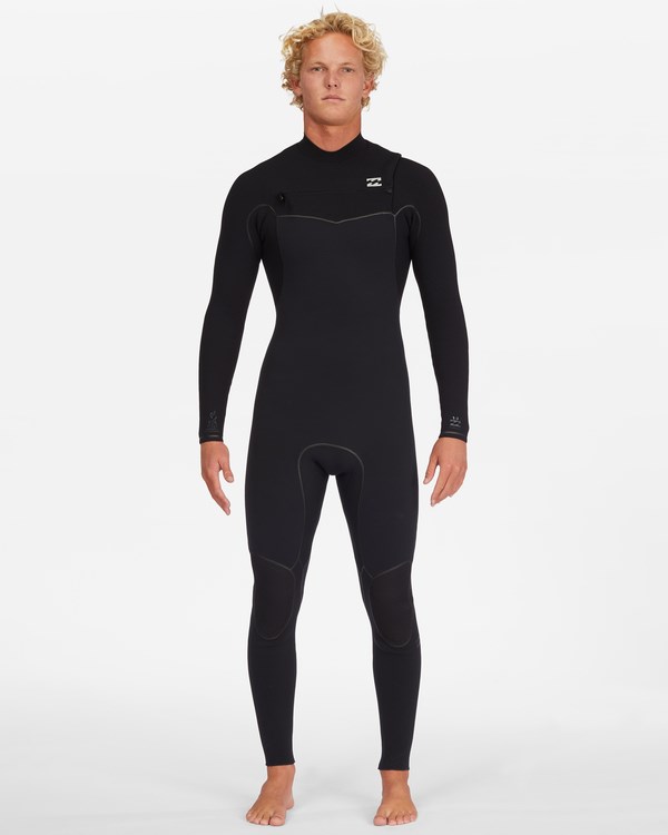 Billabong 4/3 Furnace Chest Zip Full Wetsuit Negras | MUKFQH345