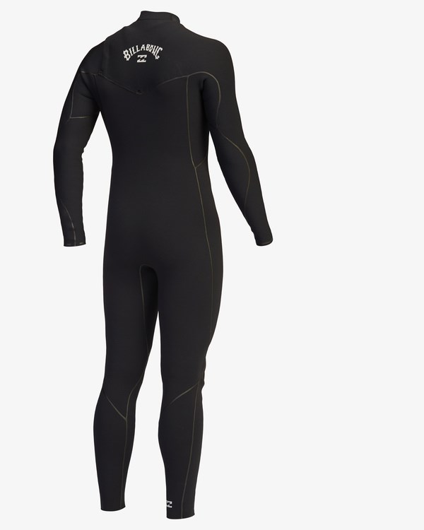 Billabong 4/3 Furnace Chest Zip Full Wetsuit Negras | WUEOGB205