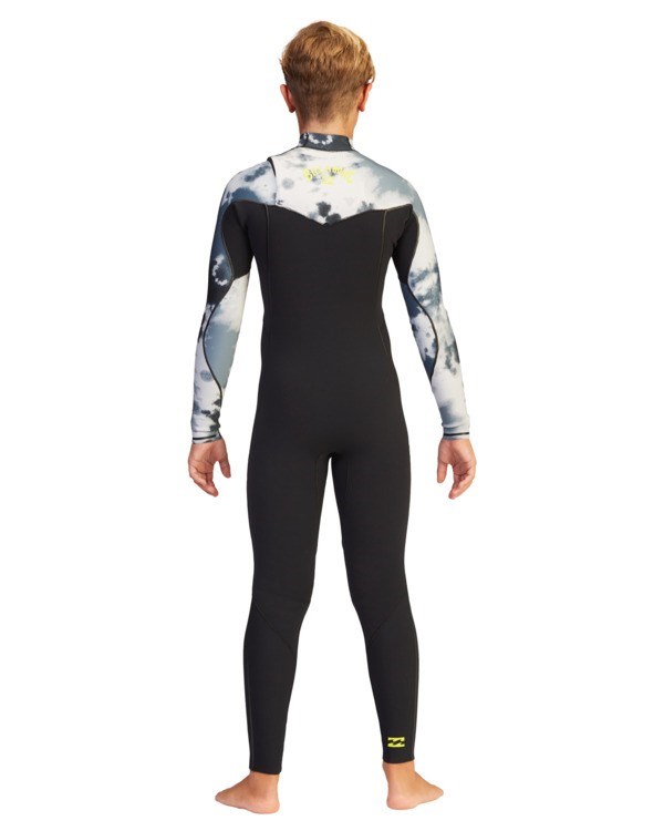 Billabong 4/3 Furnace Comp Chest Zip Full Wetsuit Pro Tie Dye | NUTBWC095