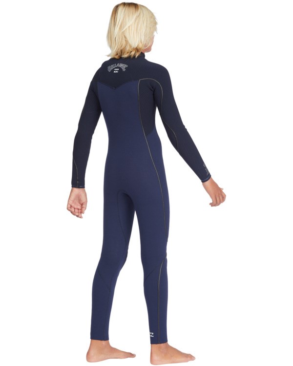 Billabong 4/3 Furnace Comp Chest Zip Full Wetsuit Azul Marino | TDBLQK279