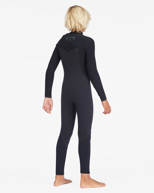 Billabong 4/3 Revolution Chest Zip Full Wetsuit Negras | FOXNWR803