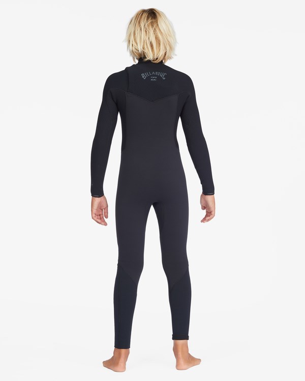 Billabong 4/3 Revolution Chest Zip Full Wetsuit Negras | FOXNWR803