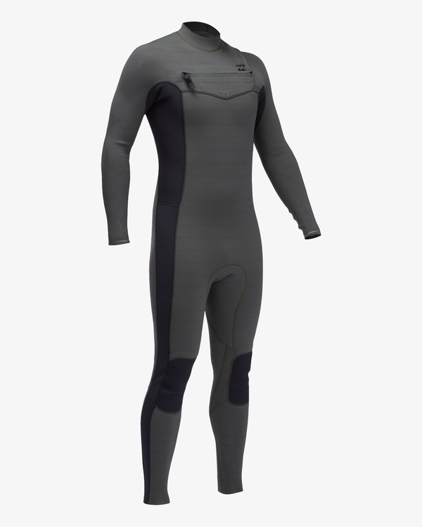 Billabong 4/3 Revolution Chest Zip Full Wetsuit Negras | OQAWRK831