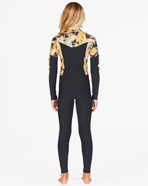 Billabong 4/3 Salty Dayz Chest Zip Full Wetsuit Jungle Night | NGUXYR308