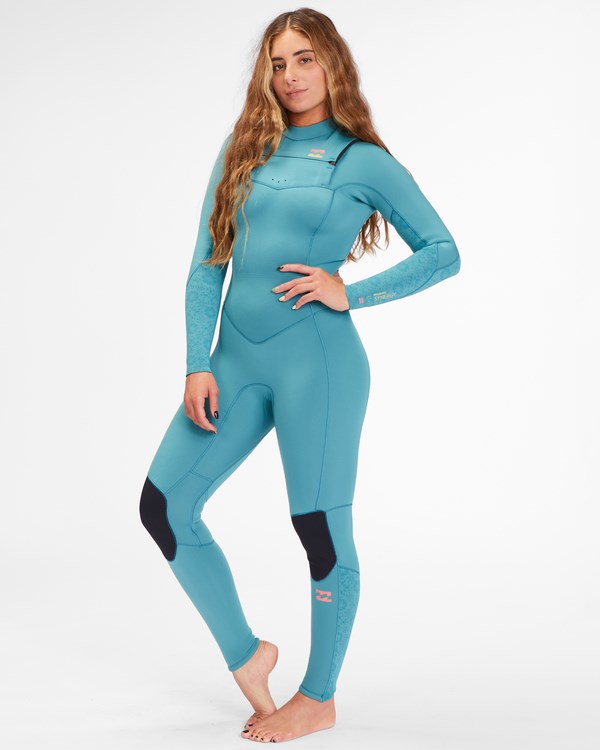 Billabong 4/3 Synergy Chest Zip Full Wetsuit Marine | EMWLXN301