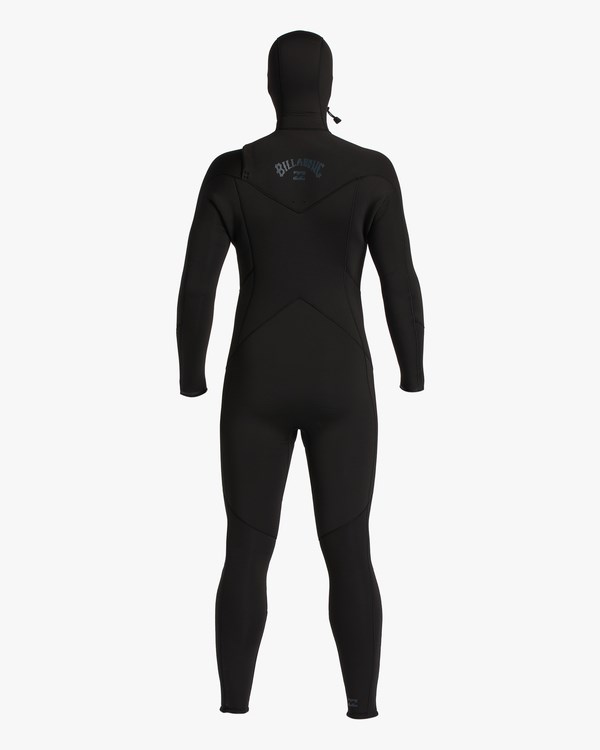 Billabong 5/4 Absolute Chest Zip Encapuchado Wetsuit Negras | FGDVTJ380