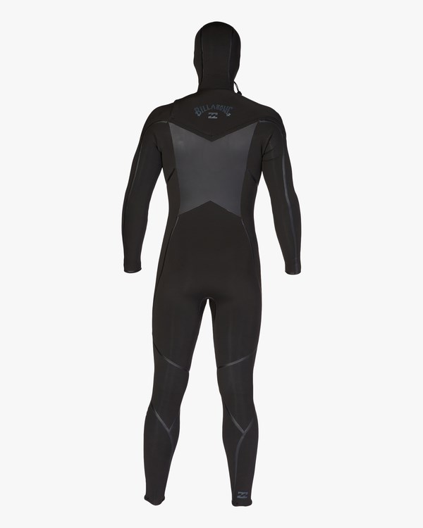 Billabong 5/4 Absolute Plus Chest Zip Encapuchado Full Wetsuit Negras | YNMEZH283