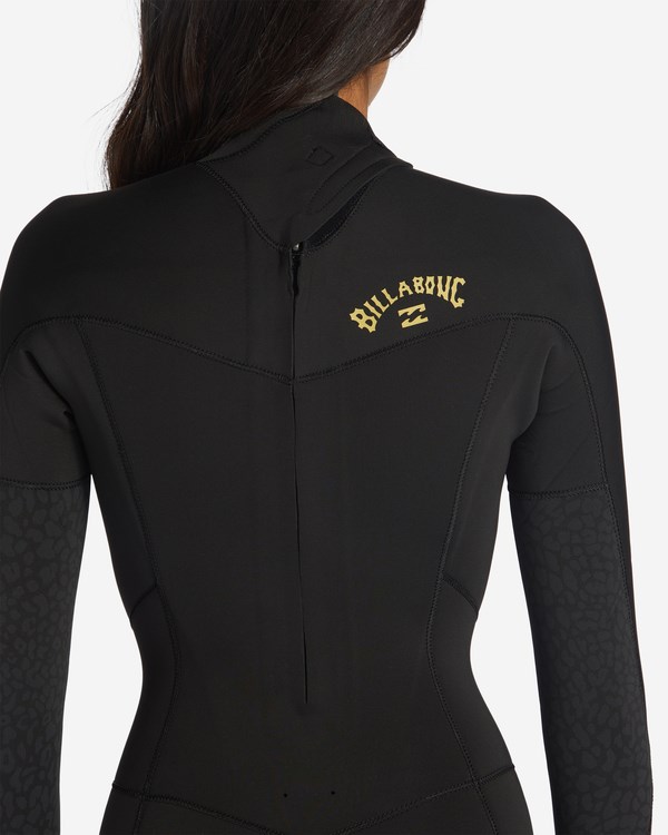 Billabong 5/4 Synergy Back Zip Full Wetsuit Negras | OLEGIM481