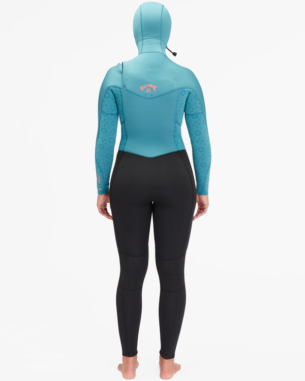 Billabong 5/4 Synergy Encapuchado Chest Zip Full Wetsuit Marine | UBJNGZ370