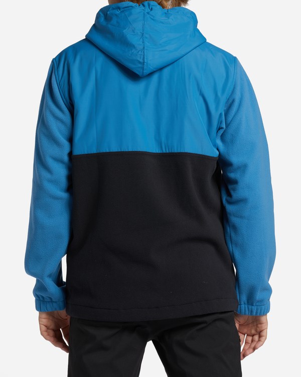 Billabong A/Div Boundary Encapuchado Half-Zip Pullover Azules Oscuro | KTHFYB563