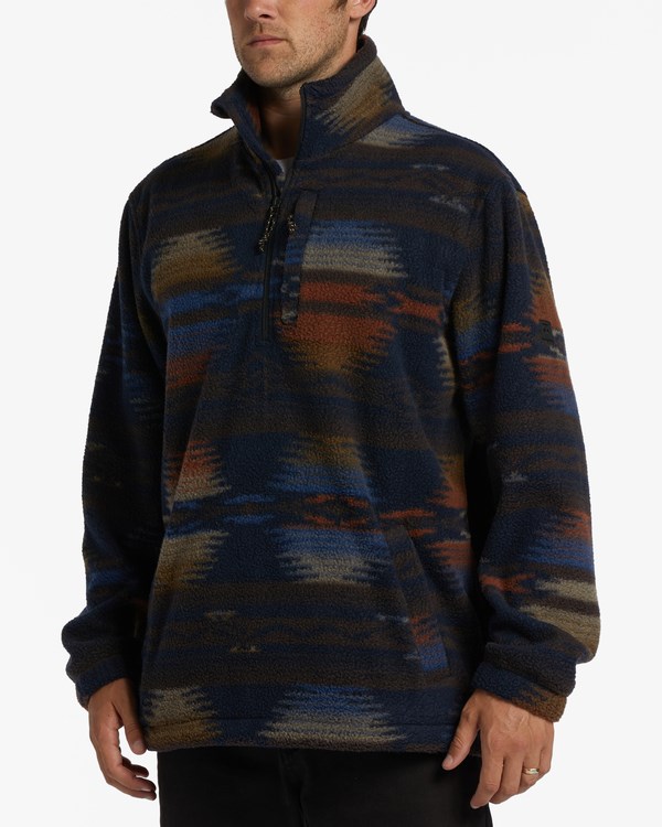 Billabong A/Div Boundary Half-Zip Mock Neck Pullover Night | EHGVRK023