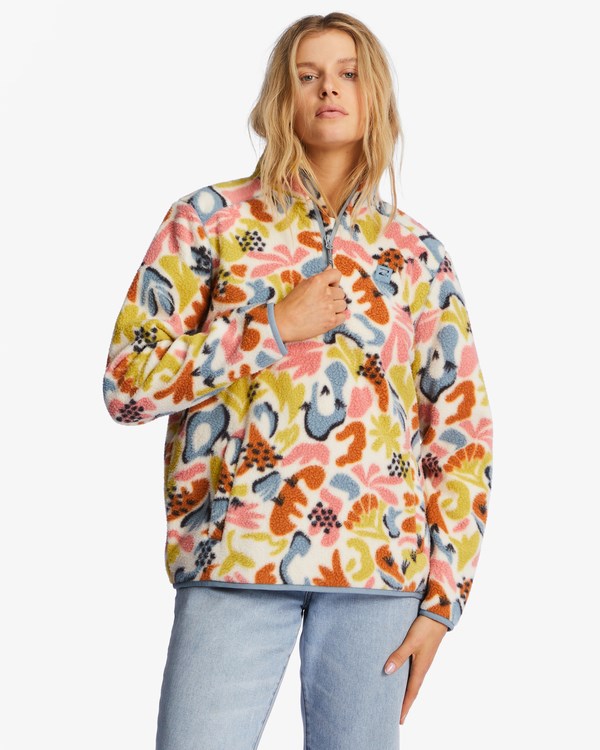 Billabong A/Div Boundary Mock 3 Half-Zip Pullover Sweatshirt Multi 3 | THKYFZ751