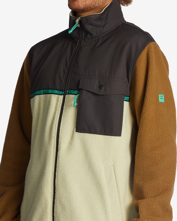 Billabong A/Div Boundary Trail Zip-Up Fleece Otter | KFPSXG726