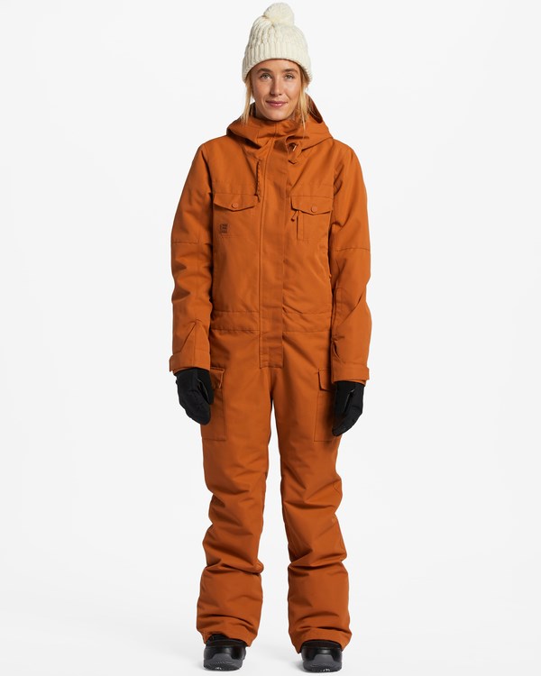 Billabong A/Div Break Of Dawn 10K Encapuchado Insulated Snow Suit Adobe | PWECLF905