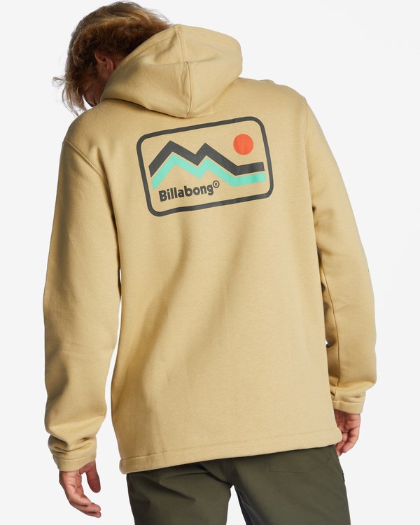 Billabong A/Div Compass Pullover Hoodie Kaki | ALWPGV793